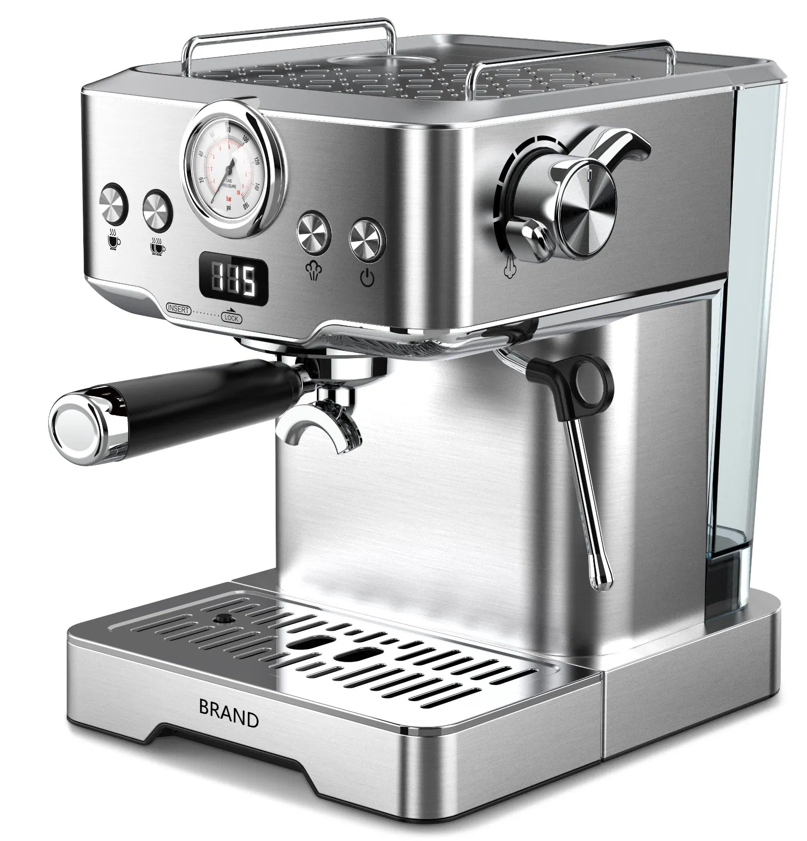 Semi-Automatic Espresso Coffee Machine with 20 Bar Pressure