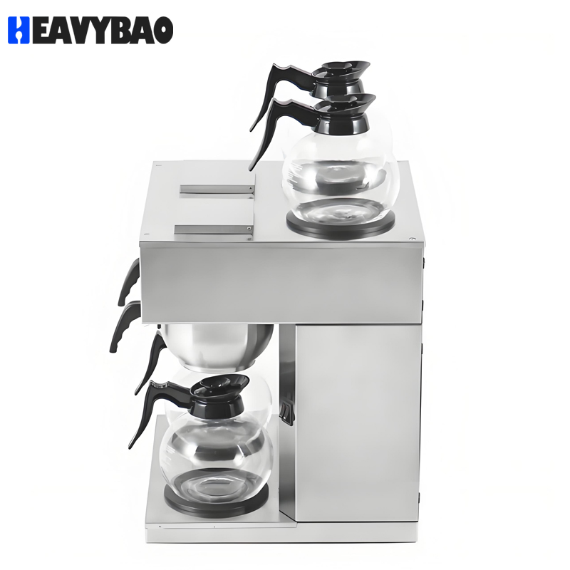 Heavybao Electric Commercial Household Efficiency Cappuccino Drip Coffee Maker Machine with CE RoHS