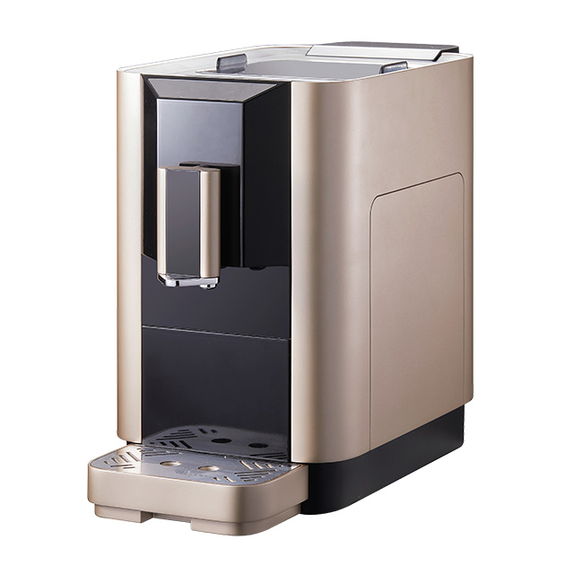 Home Office Appliance American Italian Coffee Maker Freshly Ground Small Mini Coffee Vending Machine Espresso Tea Milk Cappuccino Semi-Automatic Coffee Machine