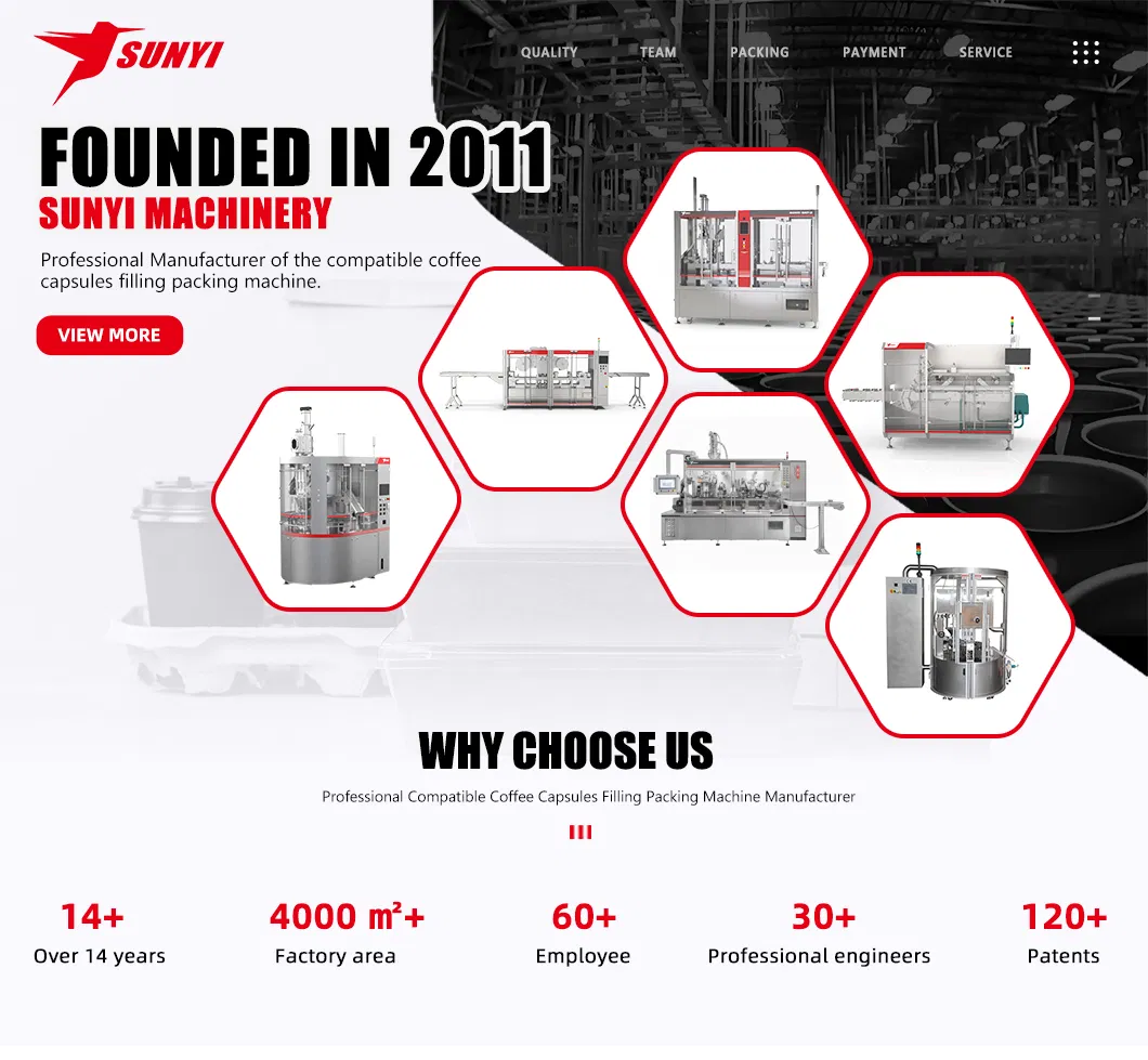 Aluminum Coffee Capsule Packaging Machine