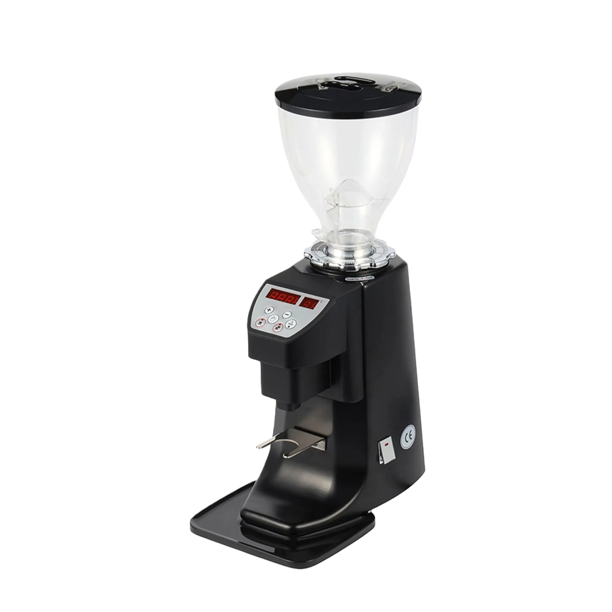370W 120V High Power Commercial Grade Italian Electric Coffee Grinder Mill Rust Proof Stainless Steel Grinding Machine Espresso Grinder