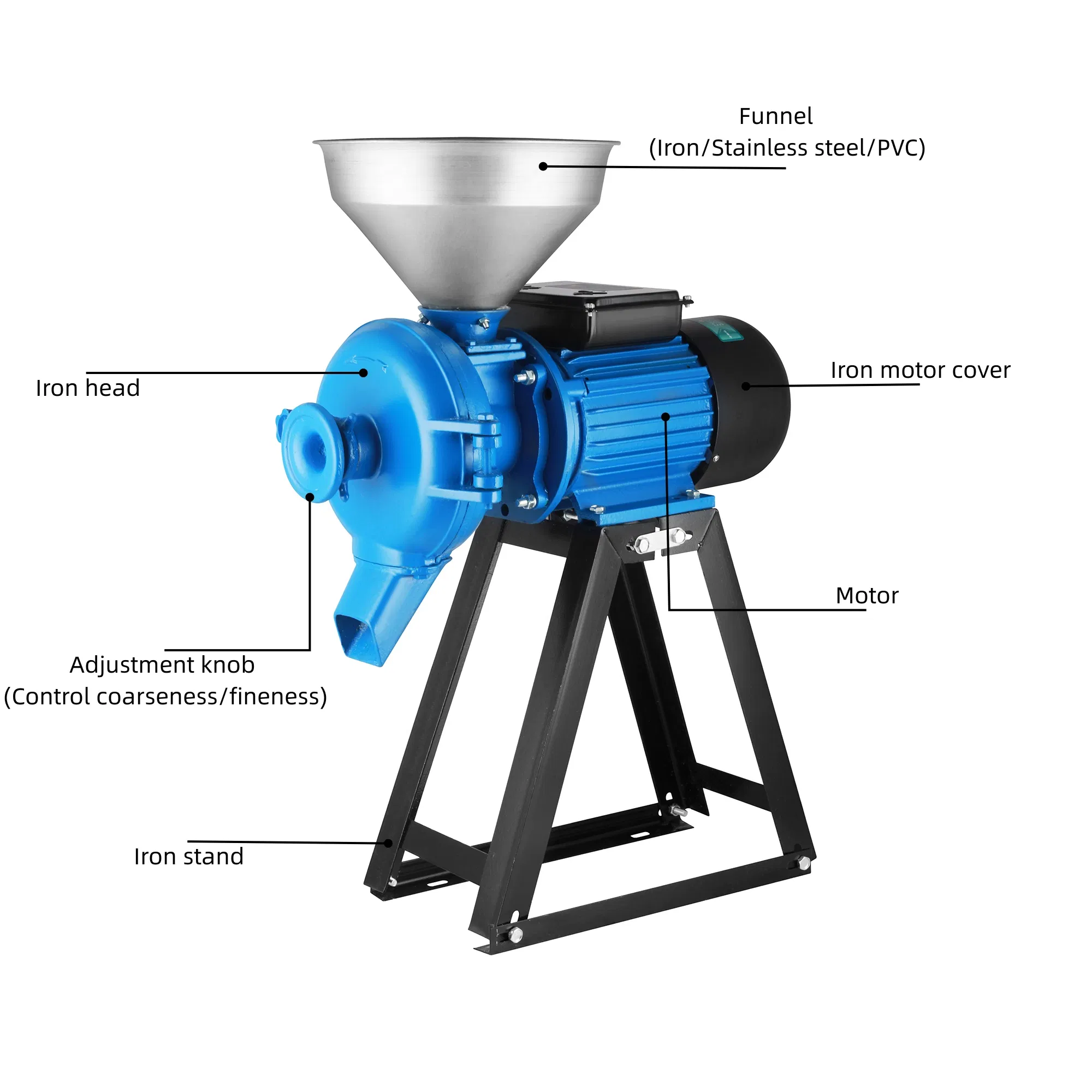 Commercial Grinder Electric Household Coffee Bean Grain Peanut Grinding Machine