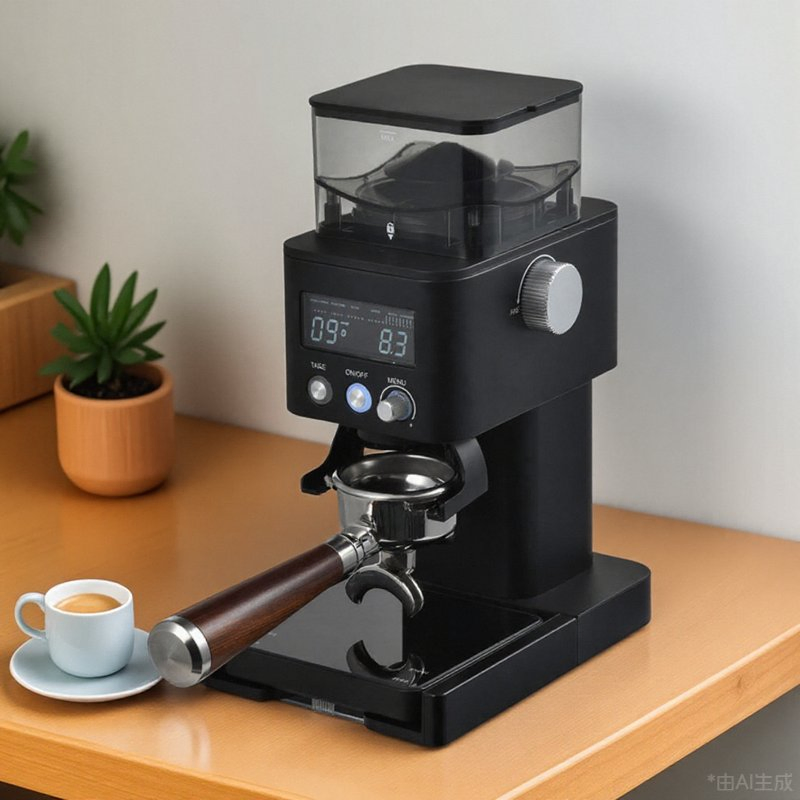Electric Coffee Grinder with LED Screen &amp; Scale Device, Coffee Grinder, with 31 Precise Settings, for Espresso Drip and French Press, Stainless Steel