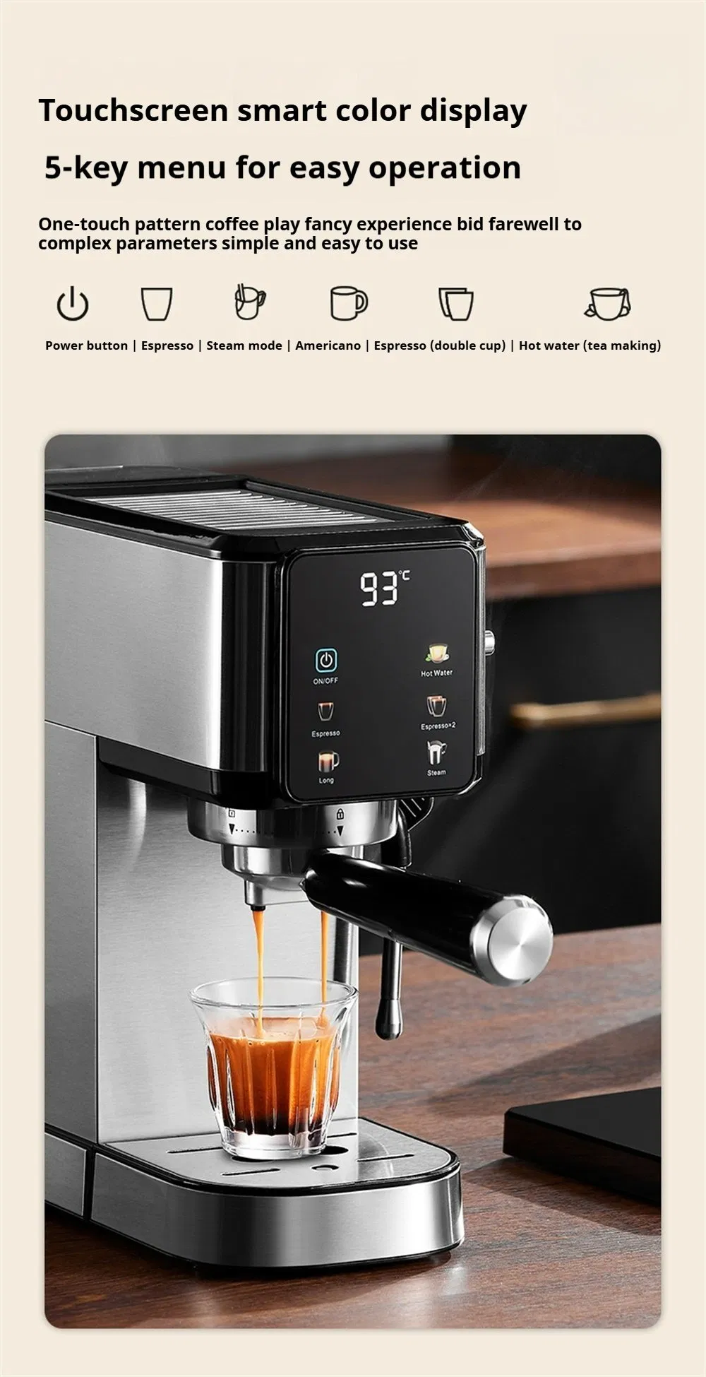 Semi-Automatic Coffee Machine