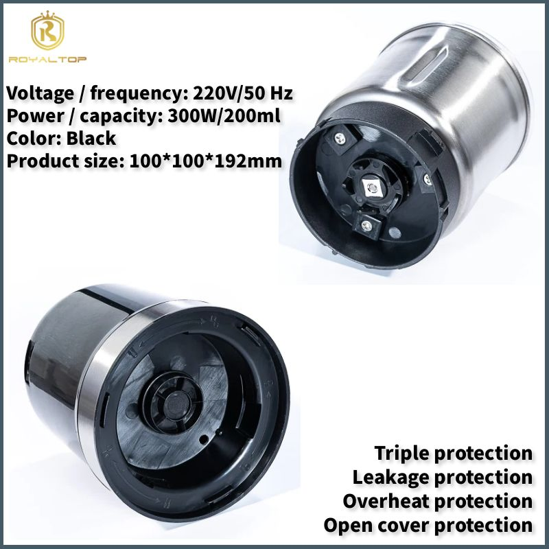 Amazon Large Capacity 100g Grinding Dry Spice Mini Electric Mills Portable 300W Multi-Function Electric Coffee Beans Grinder Set