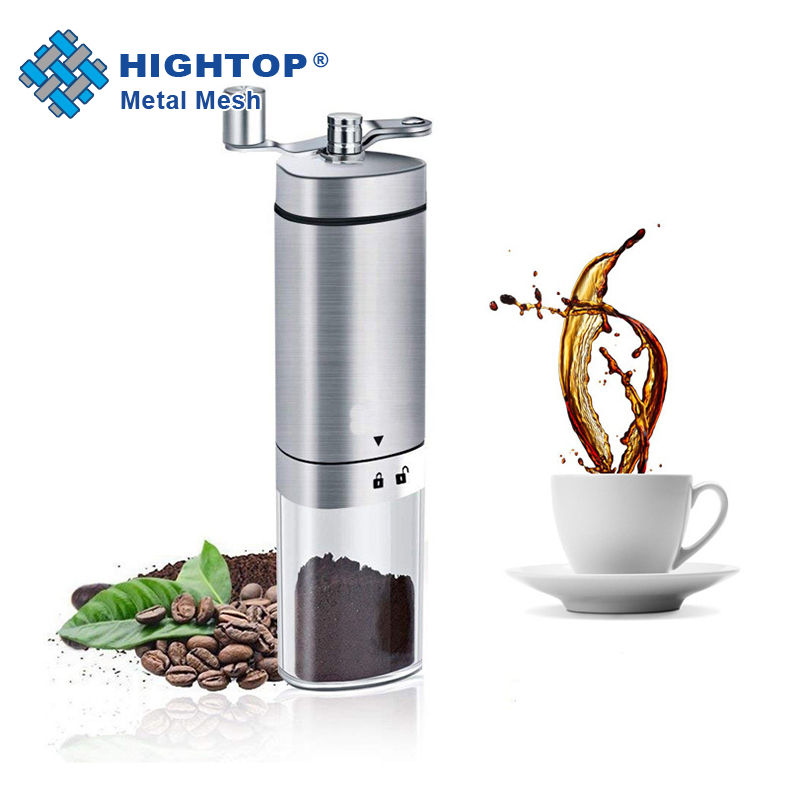 New Develop OEM Home Stainless Steel Manual Ceramic Burr Adjustable Hand Coffee Grinder for Sale