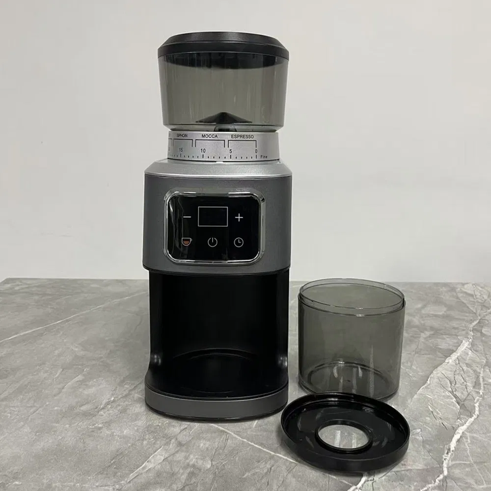 GF2005b Adjustable Household Burr Coffee Grinder Machine with Digital Panel
