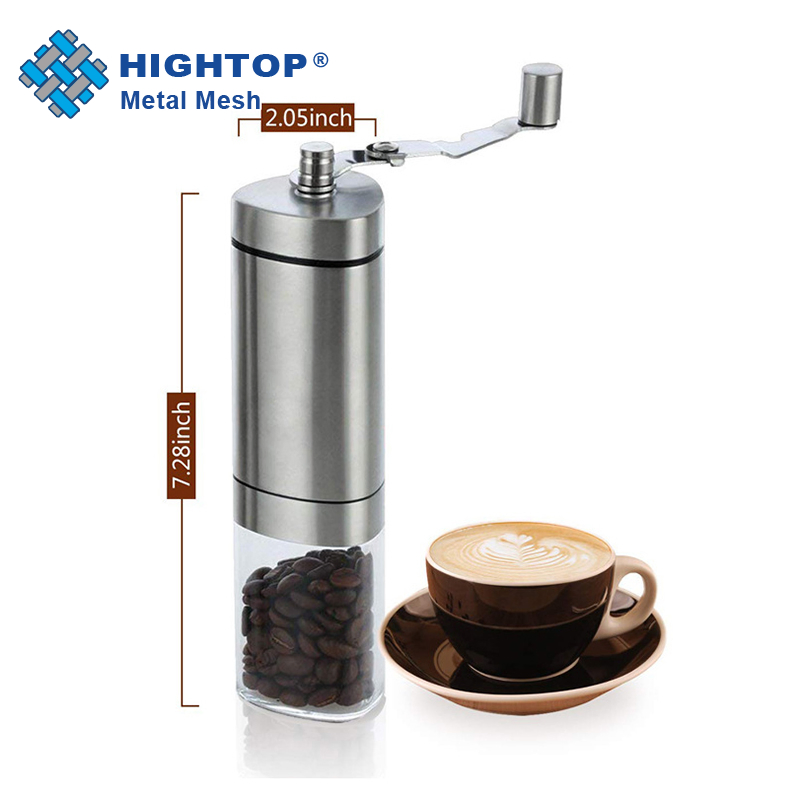 New Develop OEM Home Stainless Steel Manual Ceramic Burr Adjustable Hand Coffee Grinder for Sale