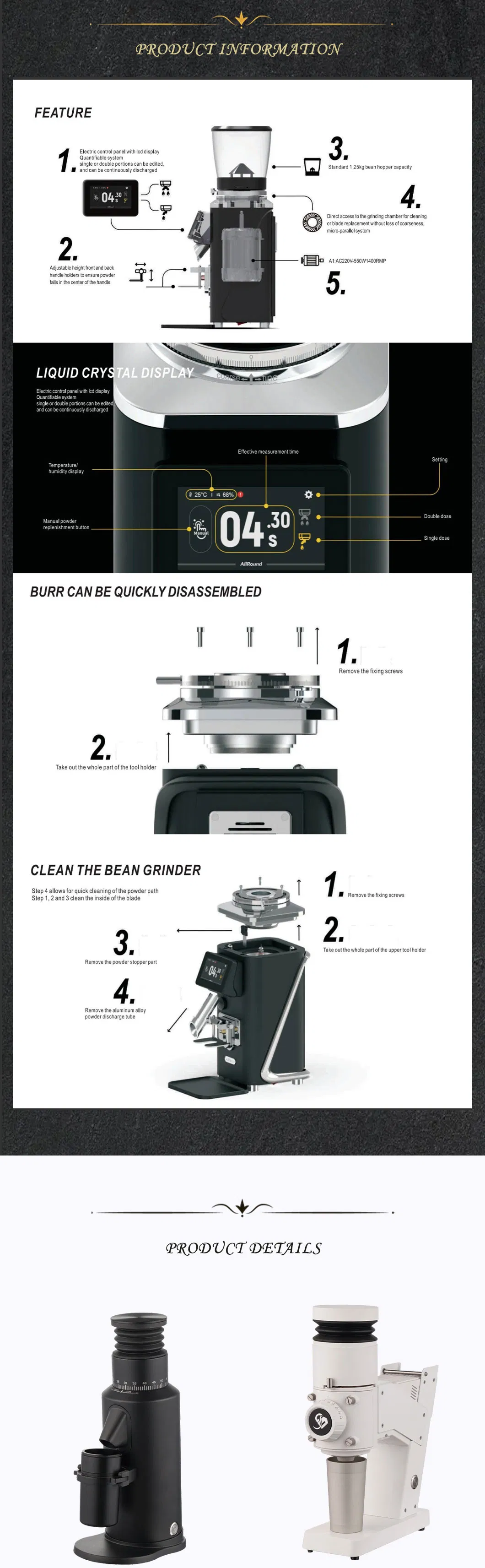 Coffee Grinder Internal Details
