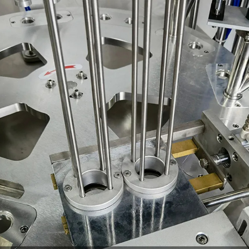 High Speed 3 in 1 / Food/ Snack/ Grain/ Rice/ Nuts/Peanut/Sugar Coffee Capsule Filling Sealing Vacuum Packing/ Packaging Machine