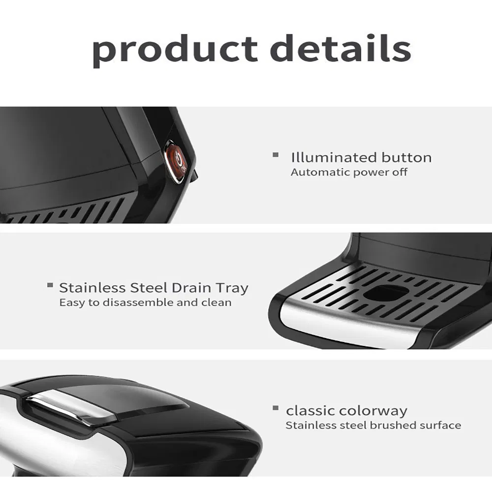 Hotsale American Capsule Coffee Machine Energy Saving Office Small Espresso Drip Electric Coffee Machine