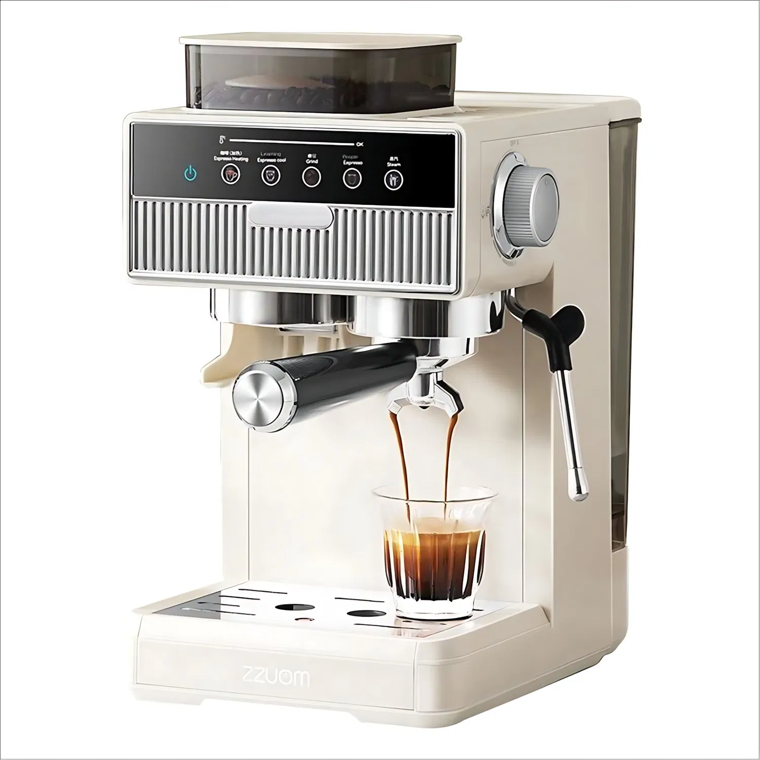 Smart Programmable Drip Coffee Maker with Glass Carafe and Reusable Filter for Daily Use
