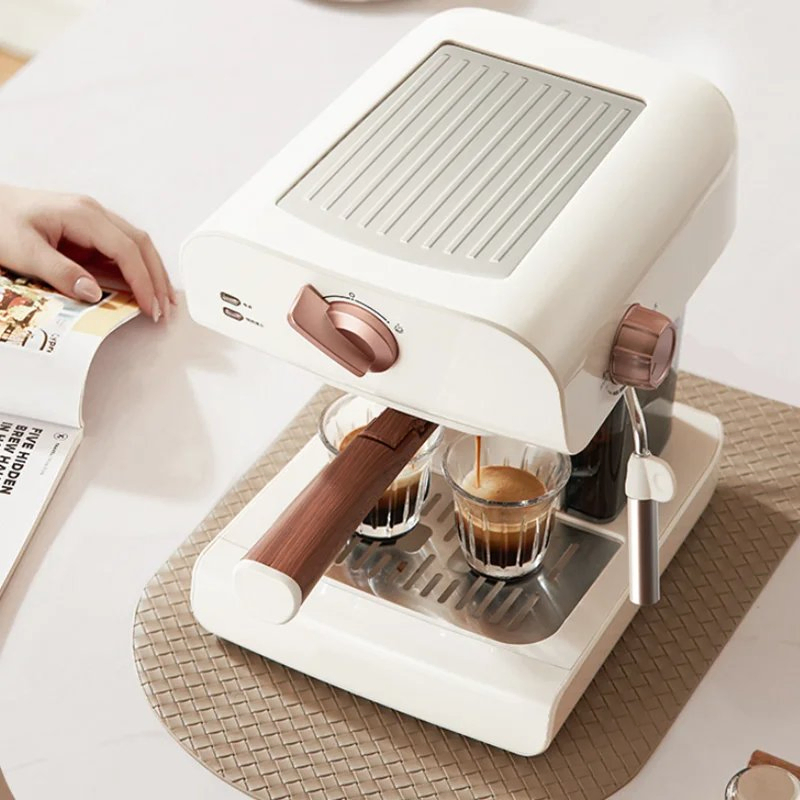 Capsule Coffee Machine Pump Pressure Home Office Single Serve Mini Espresso Coffee Maker with Removable Water Tank