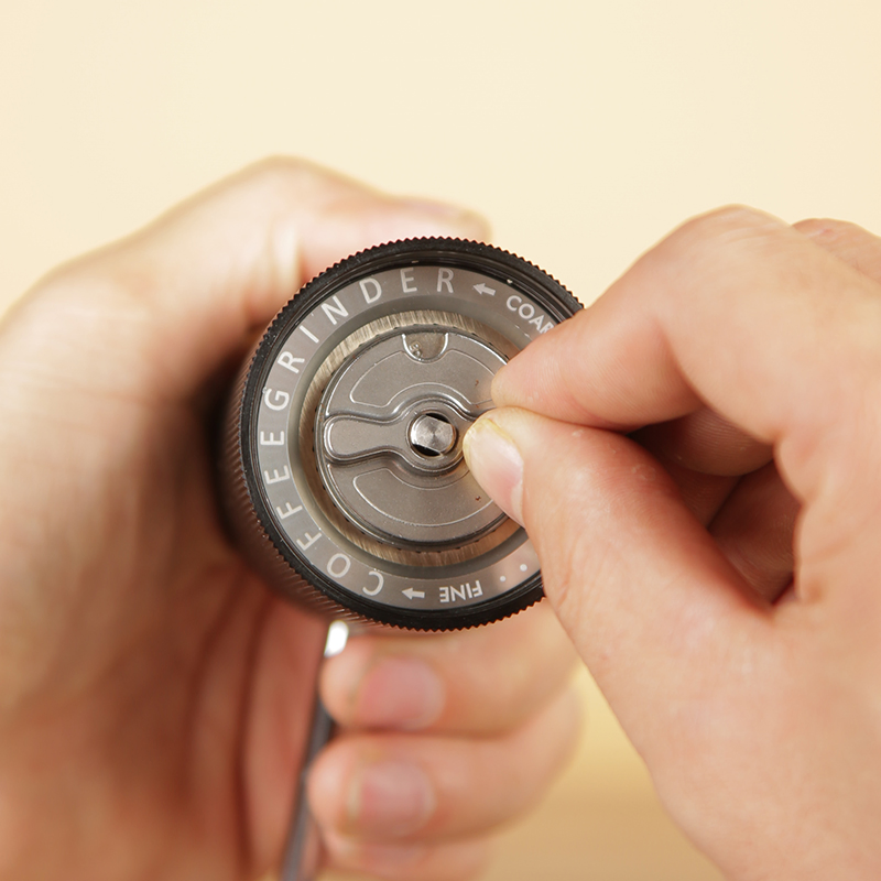 Manual Coffee Grinder with Adjustable Stainless Steel Burrs - Durable &amp; Precise Grind