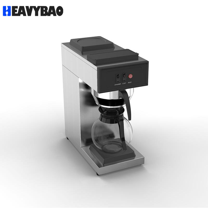 Heavybao Factory Direct Automatic Stainless Steel Commercial American Drip Coffee Maker Machine