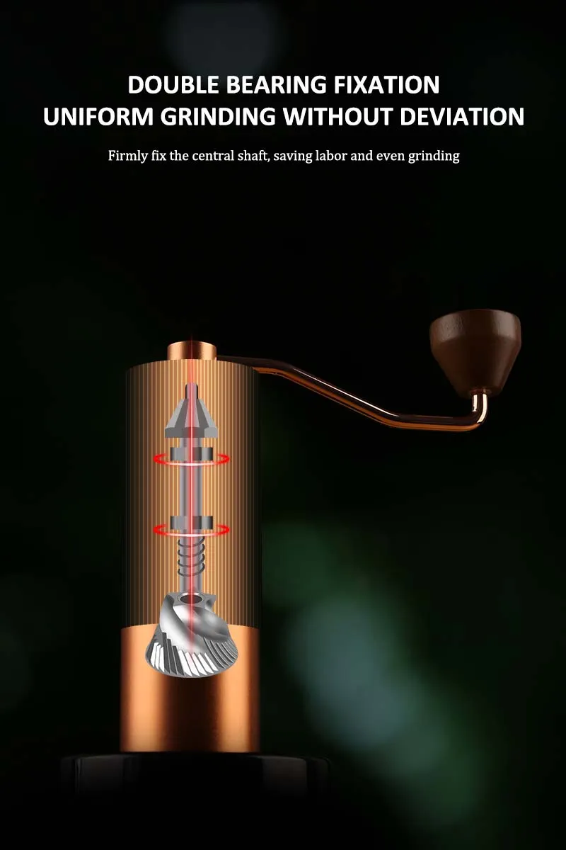 Adjustable Grind Settings - Fine to Coarse