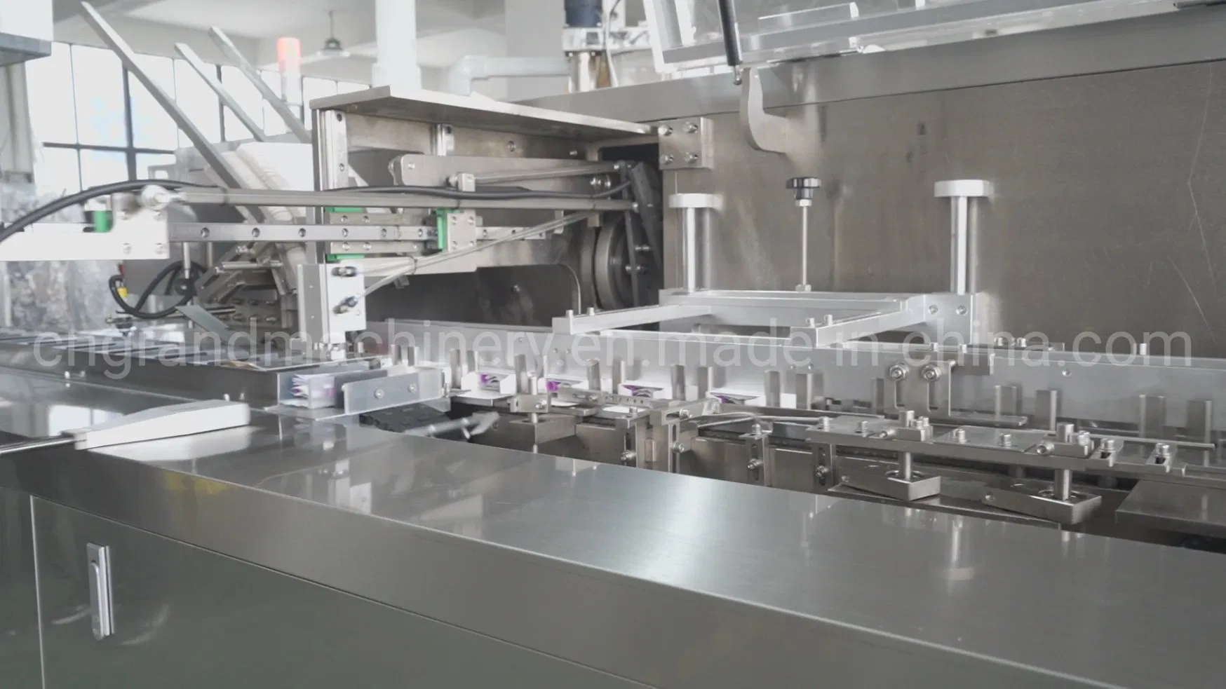 Gsz-130p Automatic Cookie, Candy, Coffee Capsule Packaging and Cartoning Machine