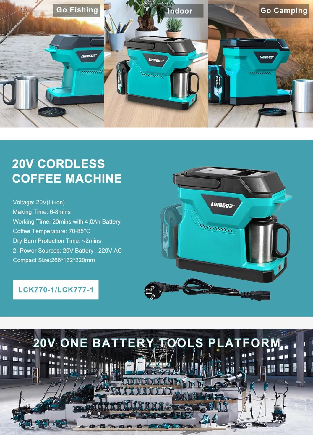 Battery Coffee Maker Display 3