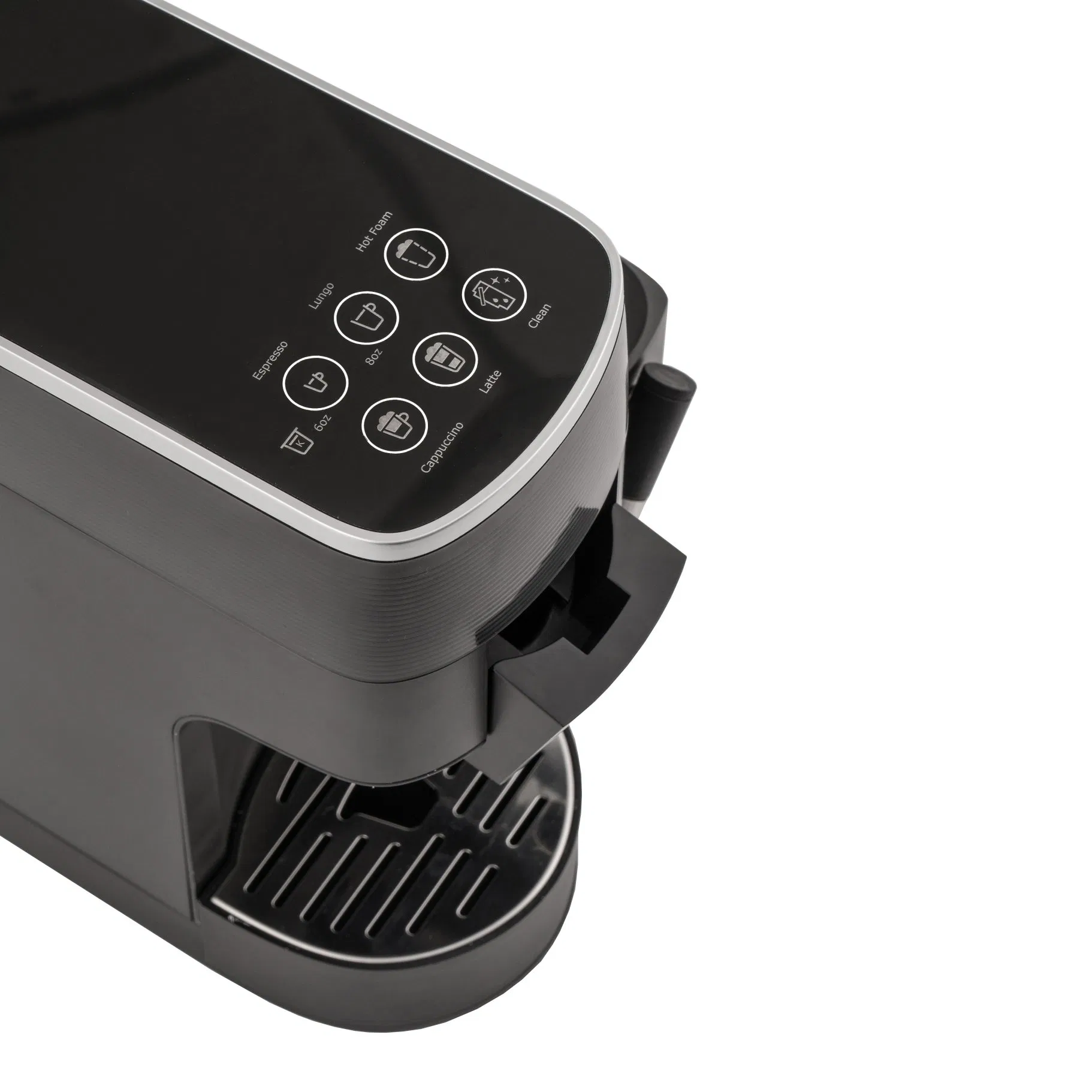 Factory Outlet Household Screentouch Multi-Capsule Espresso Coffee Maker with Optional Milk Frother