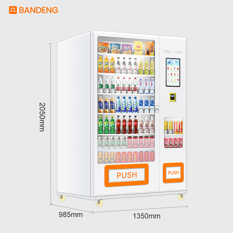 Versatile Beverage Vending Machine Supporting Hot and Cold Drinks Including Coffee Tea and Sodas for Office Environments Perfectly