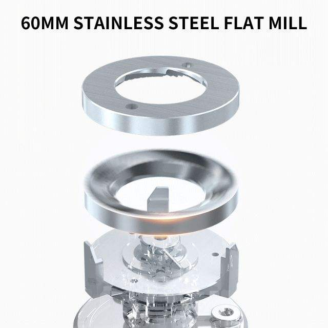 Titanium Burr Professional Electric Bean Powder Grinding Machine Electric Coffee Grinder