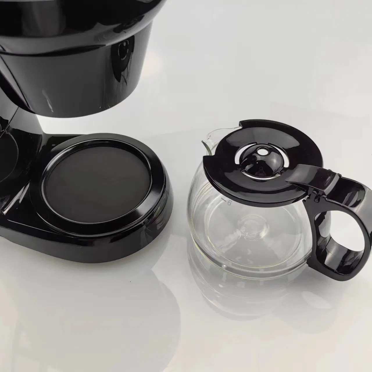 Electric Filter Coffee Machine Drip Coffee Maker Anti-Drip Function with Reusable Filter