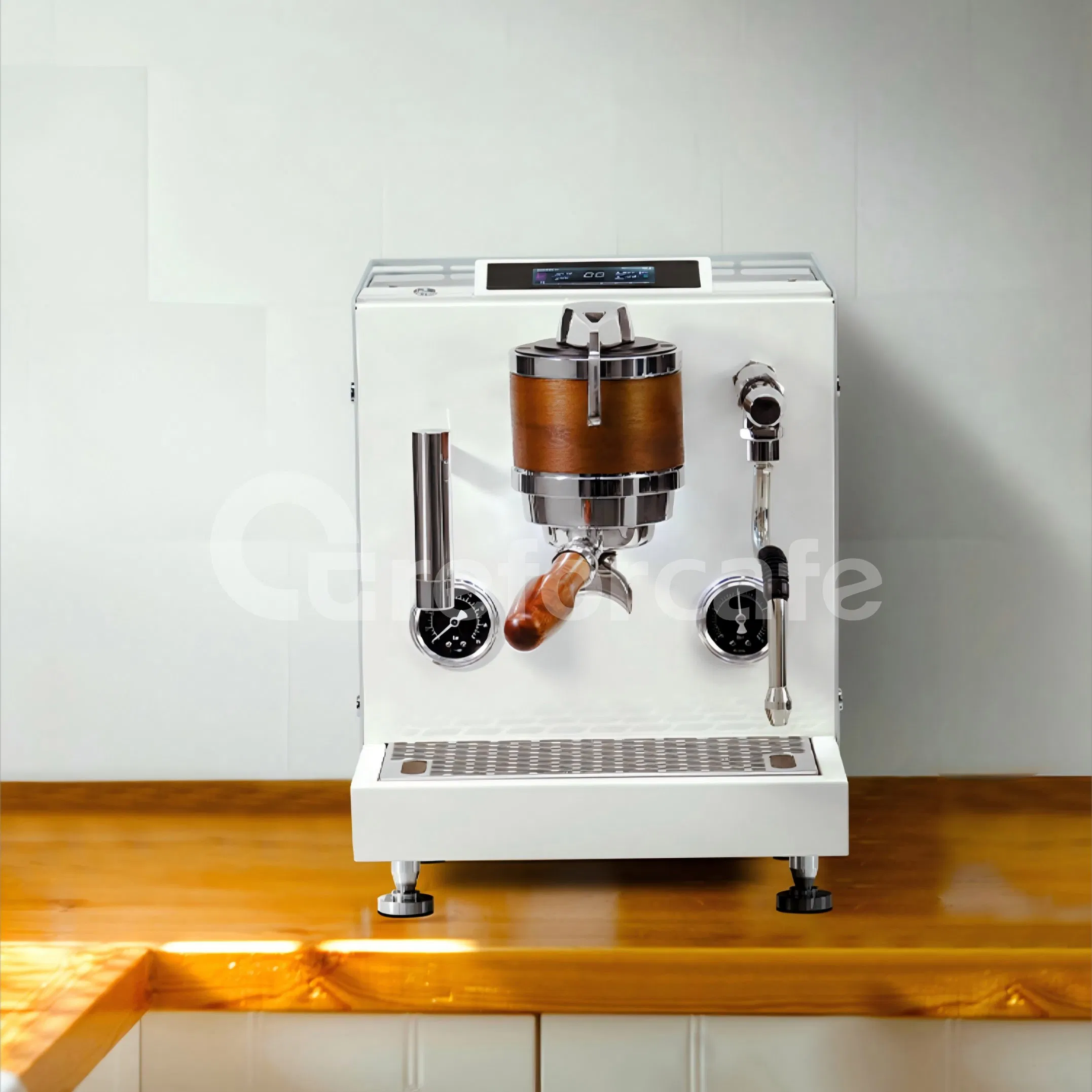 Professional Italian ODM Commercial 2550W 1group 9bar Rotary Pump Semi-Automatic Espresso Coffee Machine