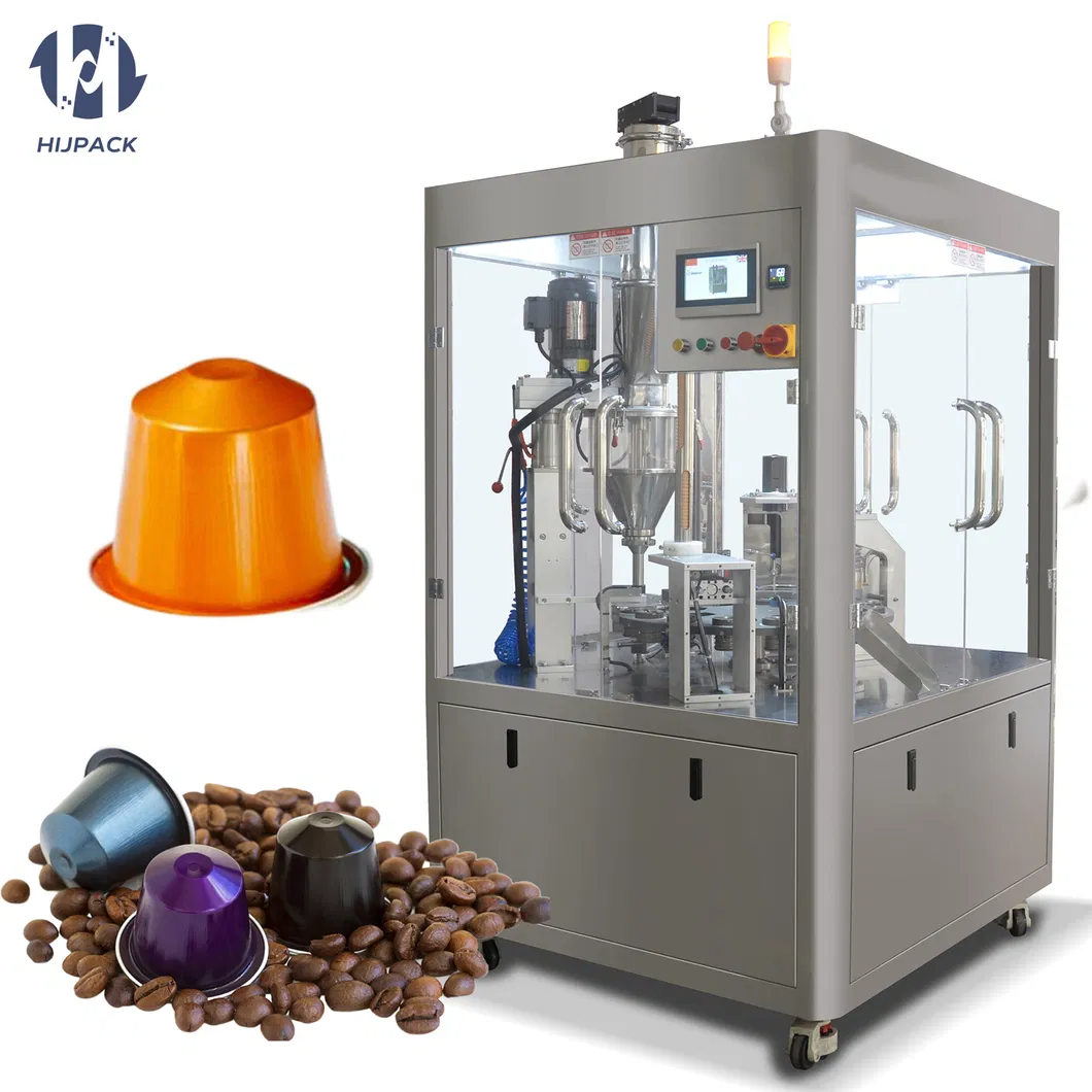 Stainless Steel Housing Coffee Capsule Filling Packaging Machine