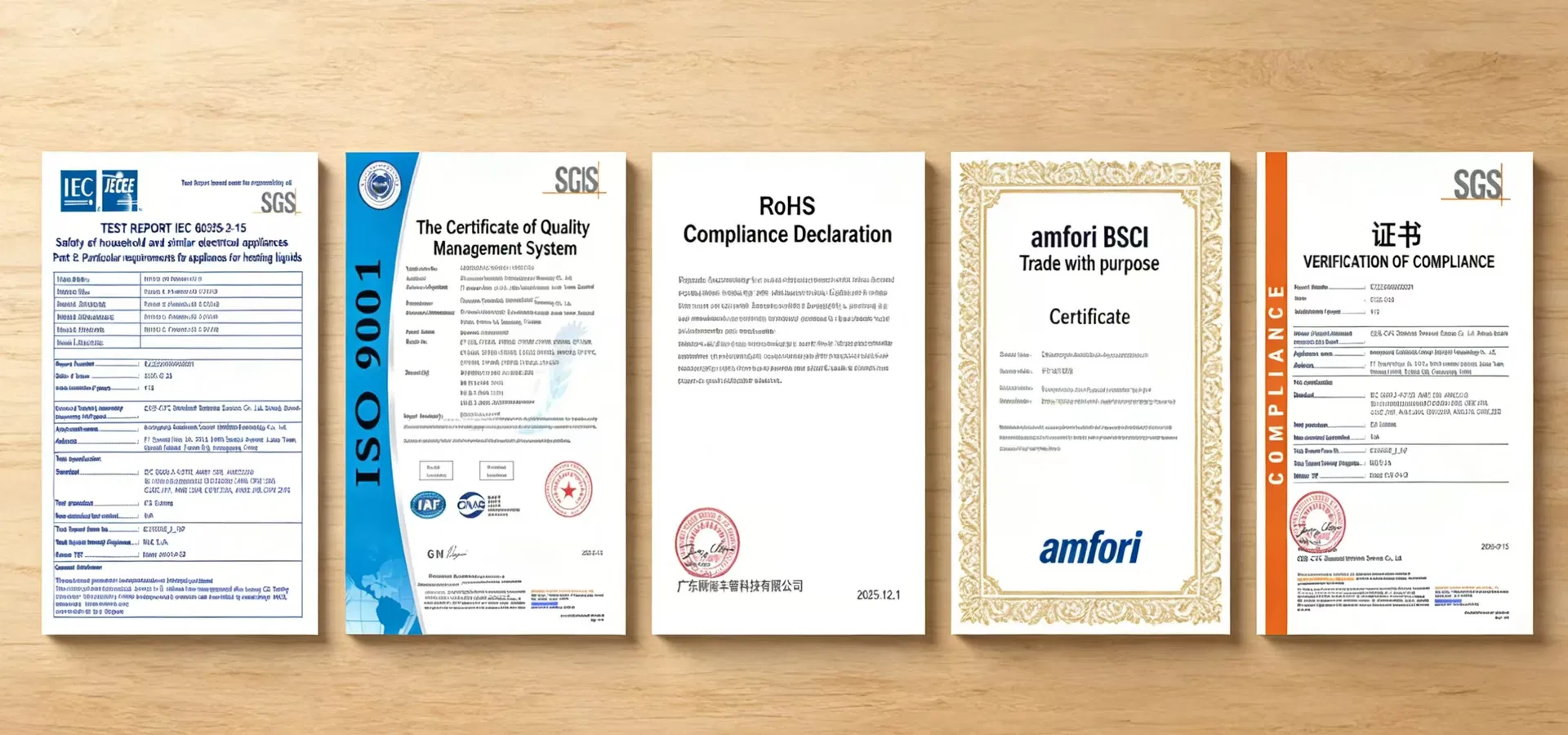 Product Certifications