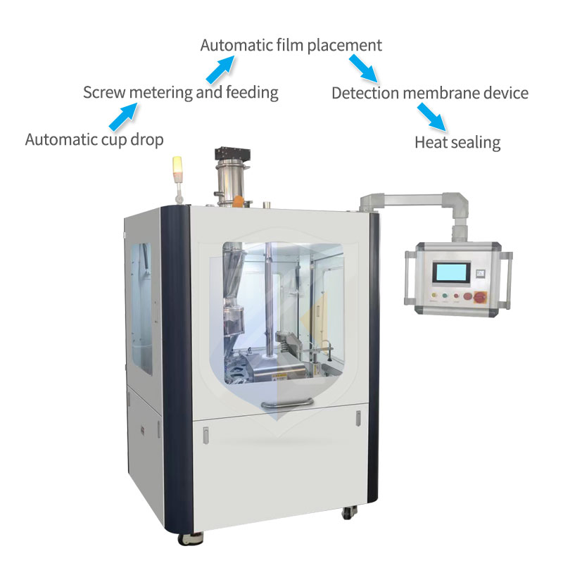 Kitech Small Scale Automatic Rotary Instant Coffee Pod Coffee Capsule K Cup Packing Filling Sealing Machine