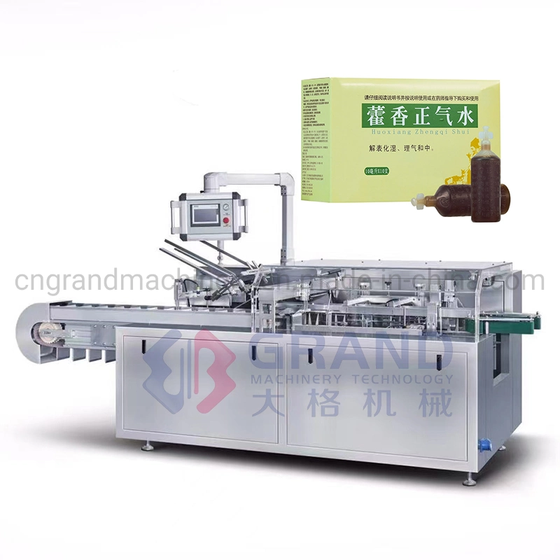 Gsz-130p Automatic Cookie, Candy, Coffee Capsule Packaging and Cartoning Machine