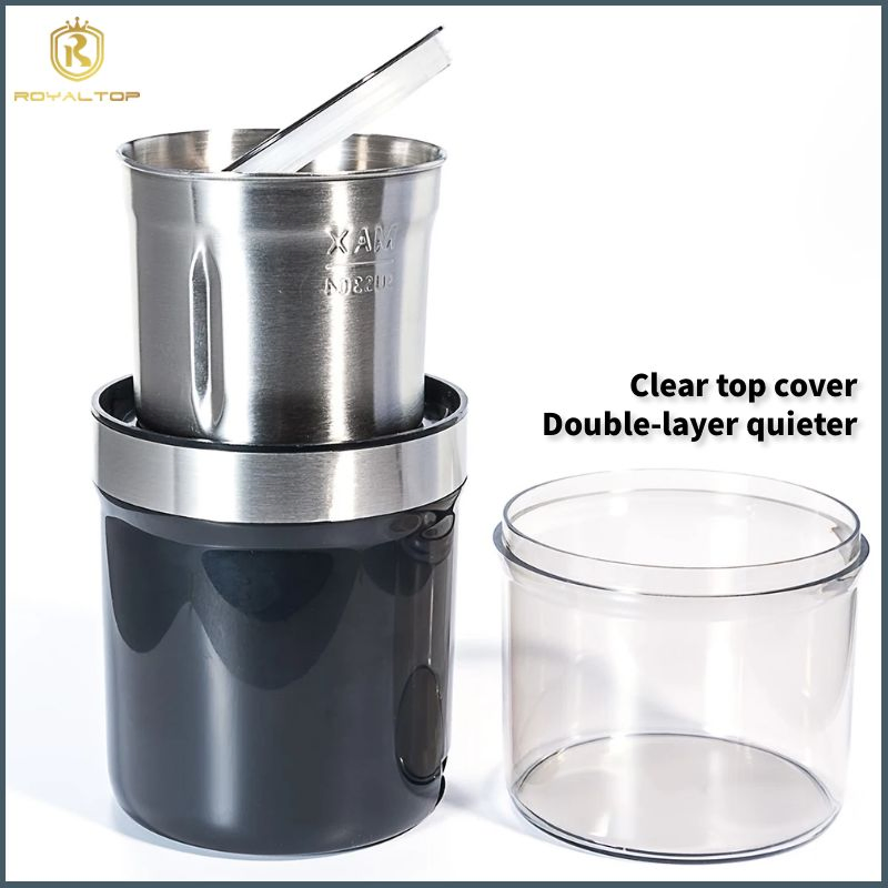 Amazon Large Capacity 100g Grinding Dry Spice Mini Electric Mills Portable 300W Multi-Function Electric Coffee Beans Grinder Set