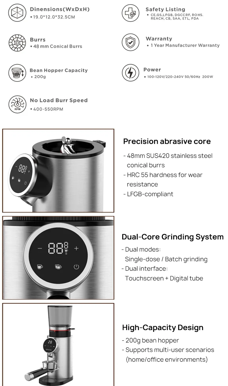 Coffee Bean Grinder View 2