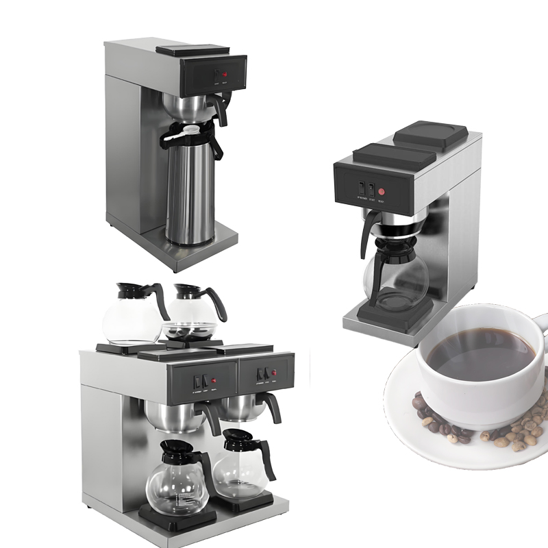 Heavybao Factory Direct Automatic Stainless Steel Commercial American Drip Coffee Maker Machine