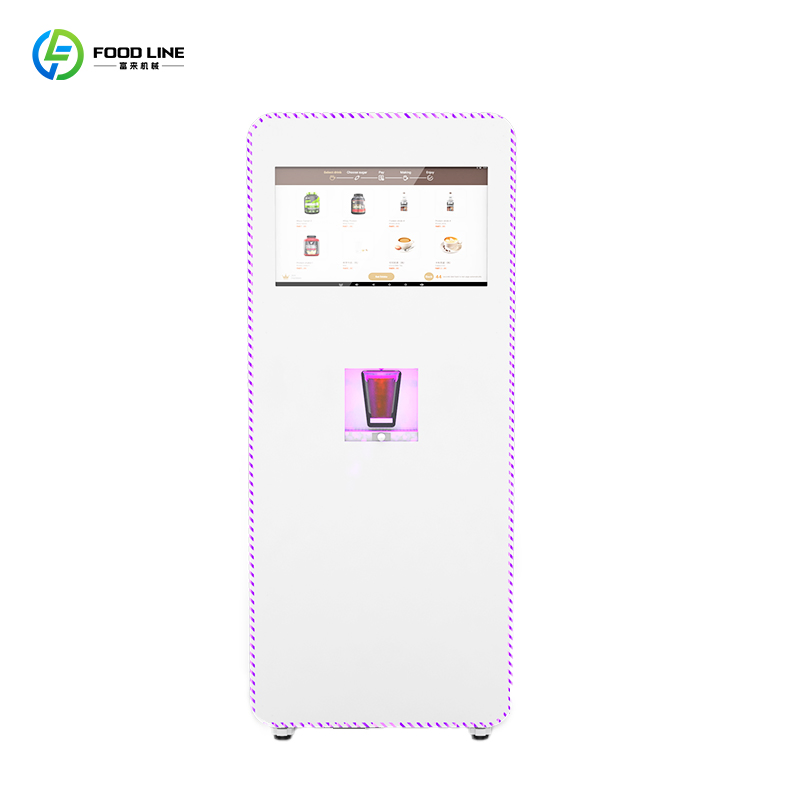 New Modern Outdoor Automatic Touchscreen Fresh Instant Hot and Cold Tea Coffee Vending Machine Self Service Ice Espresso Machine