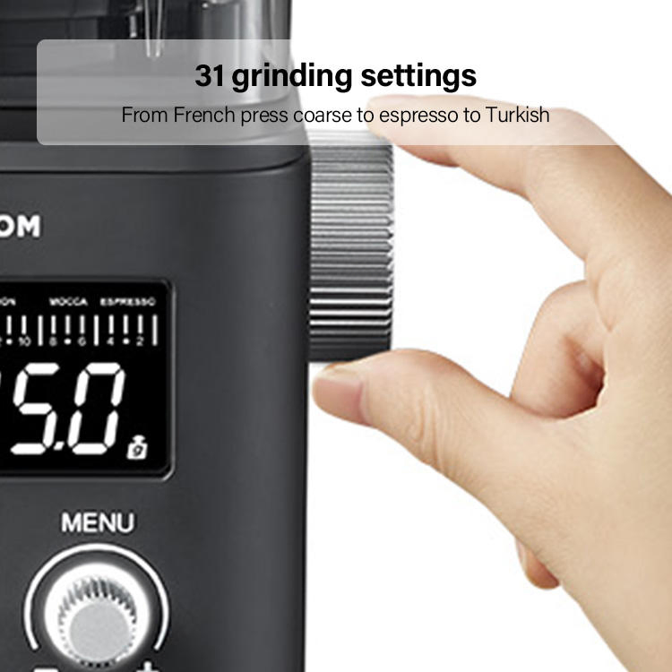Smart Multifunction Burr Coffee Grinder Anti-Static Design Coffee Grinder Electric Coffee Grinder