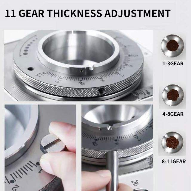 Titanium Burr Professional Electric Bean Powder Grinding Machine Electric Coffee Grinder