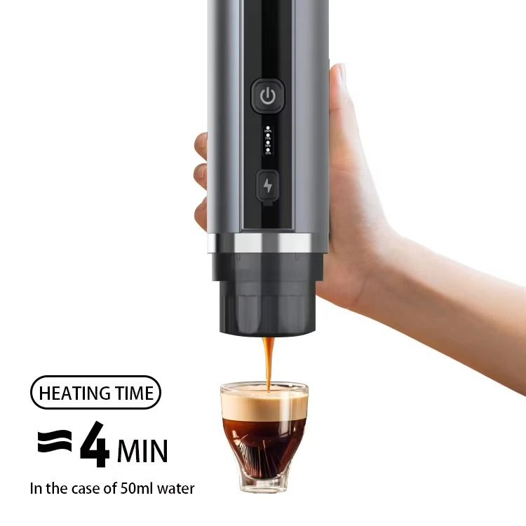 Single Serve K Cup 3 in 1 Travel Mini Capsule Espresso Machine Portable Coffee Maker Efficient Compact Coffee Maker for Nespresso Capsules and Easy Use