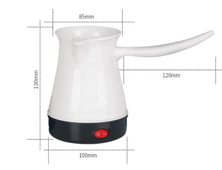 0.4L Plastic Office Coffee Cooker Household Turkish Coffee Maker