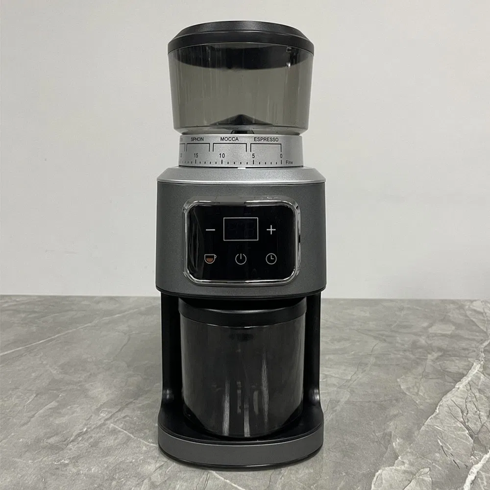 GF2005b Automatic Stainless Steel Burr Coffee Grinder for Single Dose Home Brewing