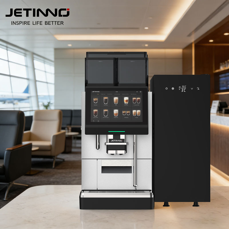 CE Approved Jetinno Jl38A Fully Automatic Coffee Machine with Chocolate Instant Powder Bin
