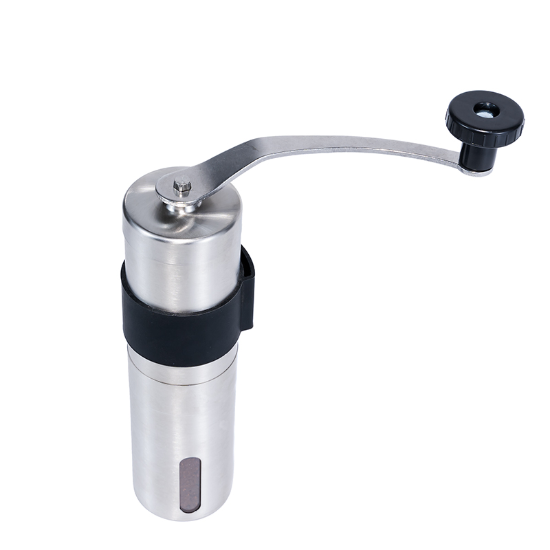 Wholesale Stainless Steel Burr Custom Logo Manual Coffee Bean Hand Grinder Set