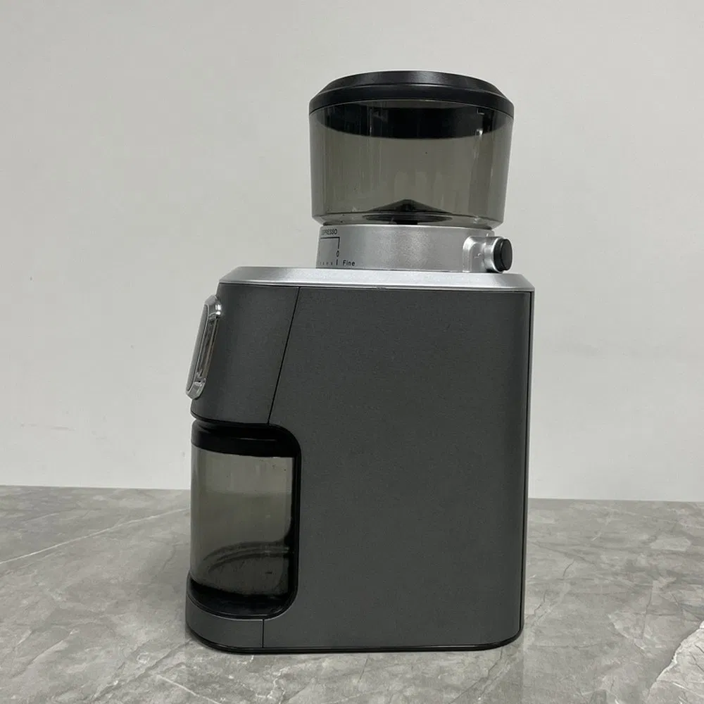 Professional Stainless Steel GF2005b Burr Coffee Grinder Machine for Home and Cafe Use