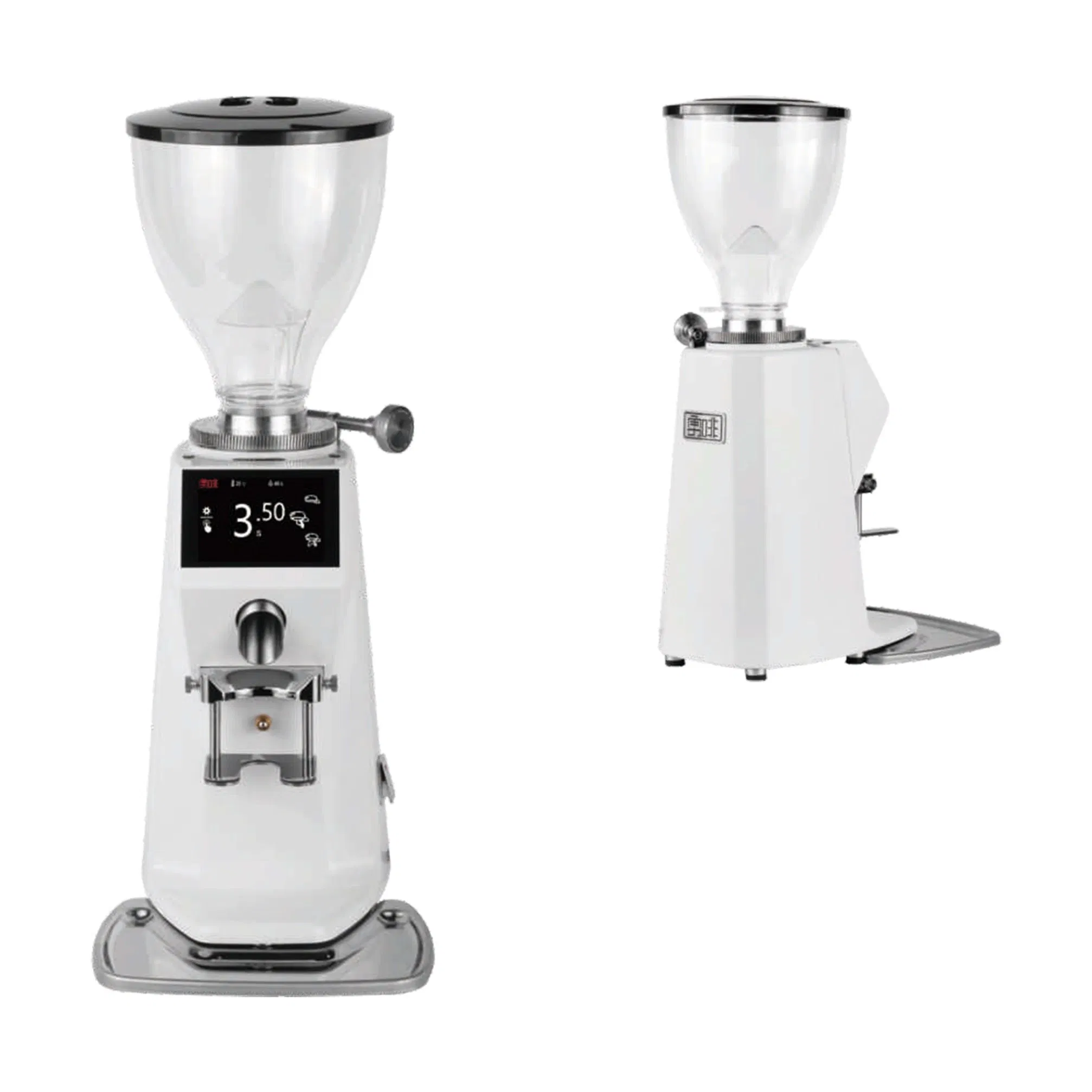 Professional Touchscreen Controlled Conical Burr Mill Durable Aluminum Alloy Build Coffee Grinder