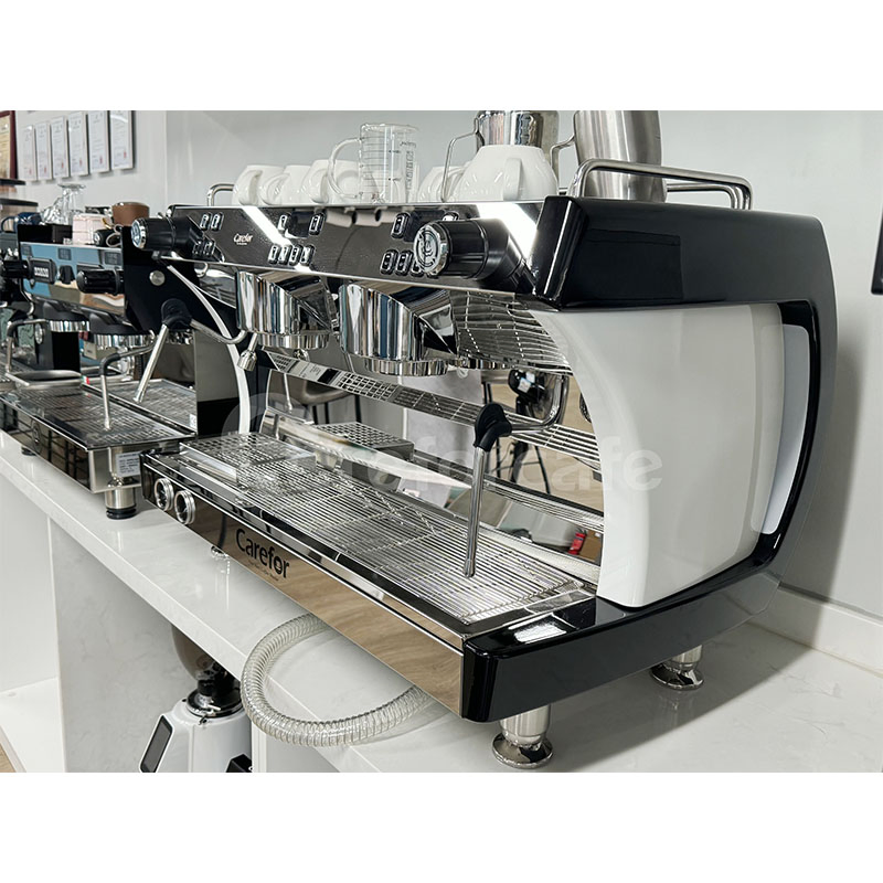Italian Classic 2 Groups 9bar Rotary Pump Commercial Semi-Automatic Espresso Coffee Machine with LED Light