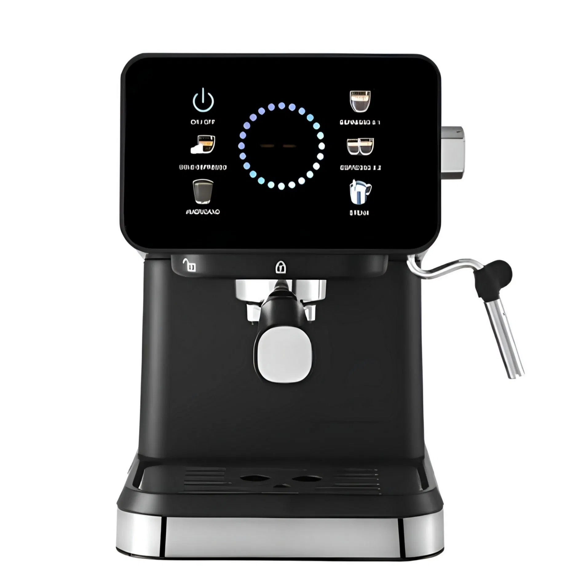 Semi-Automatic Coffee Machine with Quick Steam Function for Fast Milk Frothing