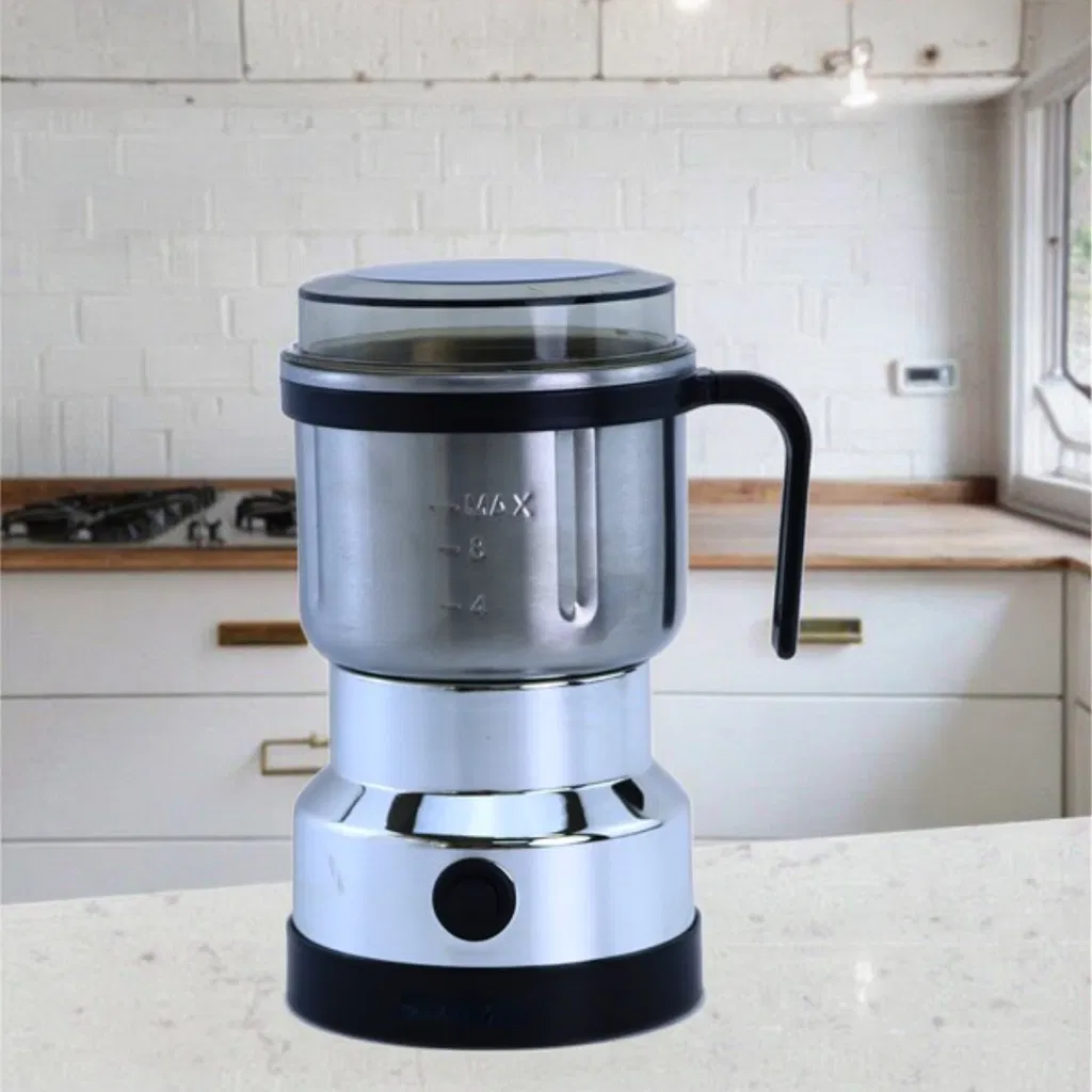 Exquisite Premium Portable Coffee Grinder with Stainless Steel Blades, Boasting Hassle - Free Cleaning