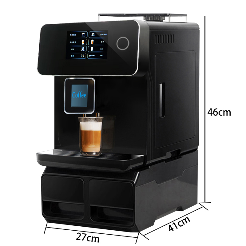 Smart Touch Screem Coffee Machine Commercial Cappuccino/Latte/Italian/American Coffee Machine