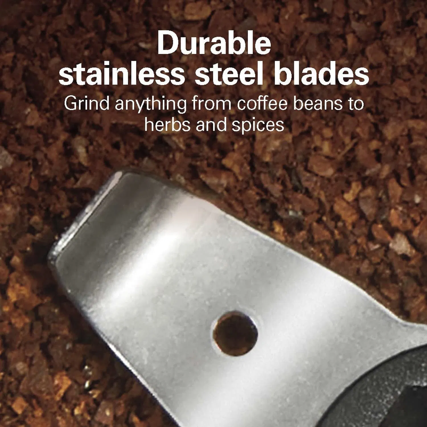 Factory Outlet Black Stainless Steel Blades Fresh Grind Electric Coffee Grinder