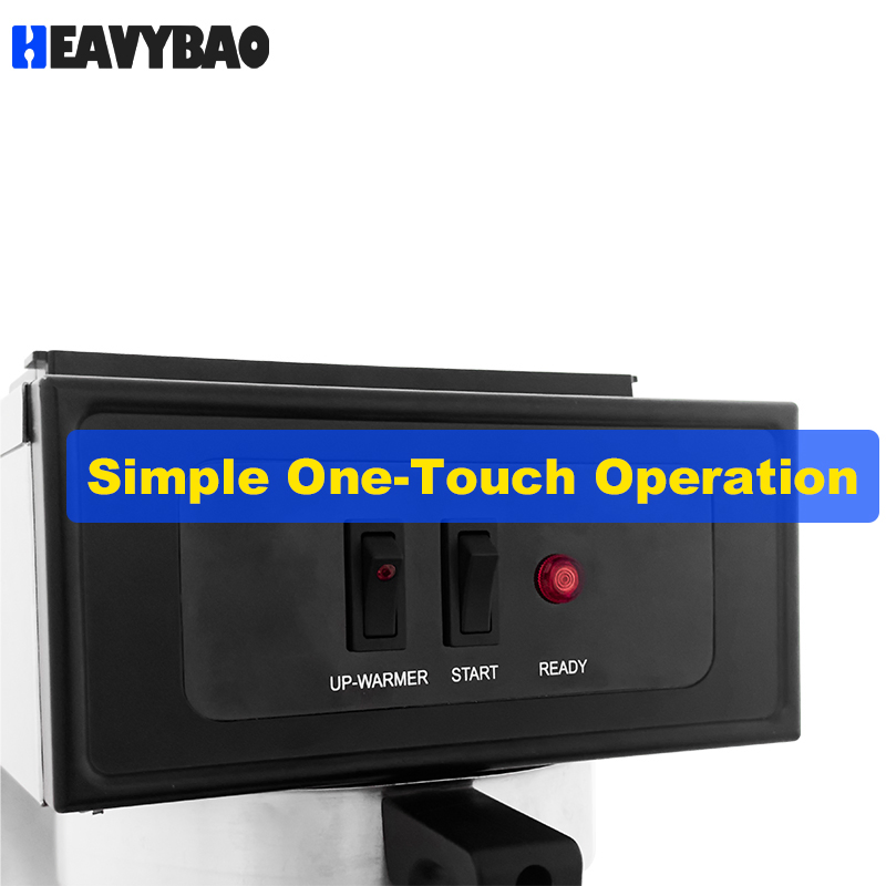 Heavybao OEM Automatic Electric Commercial Hotel Buffet Catering Drip Filter Coffee Maker Brewer Machine